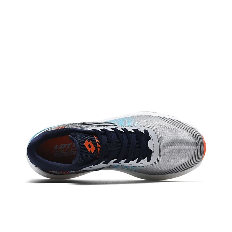 LOTTO Low Top Running Shoes Men's Light Mist Gray/Ink Blue-2