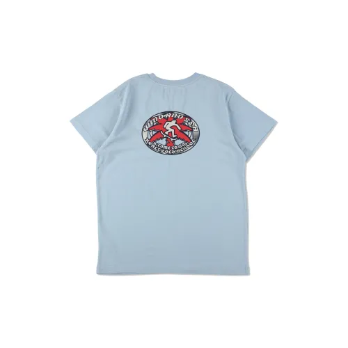 WIND AND SEA T-Shirts Unisex Light Blue