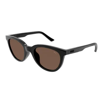 PUMA Recycled Acetate Oval Sunglasses Kids' Black