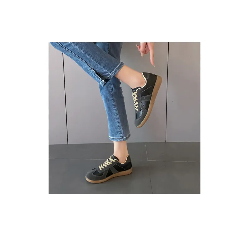 YOBN SMILE Anti-Slip Wear-Resistant Low-Top Skateboard Shoes Women's-3