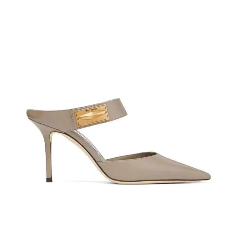 Jimmy Choo Nell 85mm Pointed-toe Mules-1