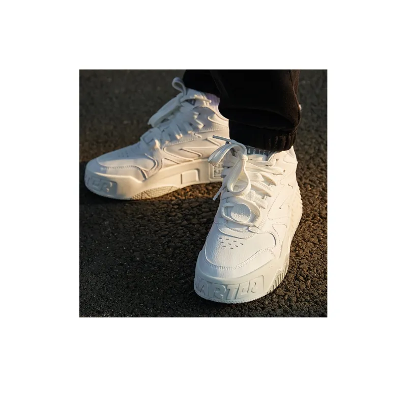 Jony J x STARTER Anti Slip And Wear Resistant Lightweight Low Top Skateboard Shoes Men's White Pink Blue-9