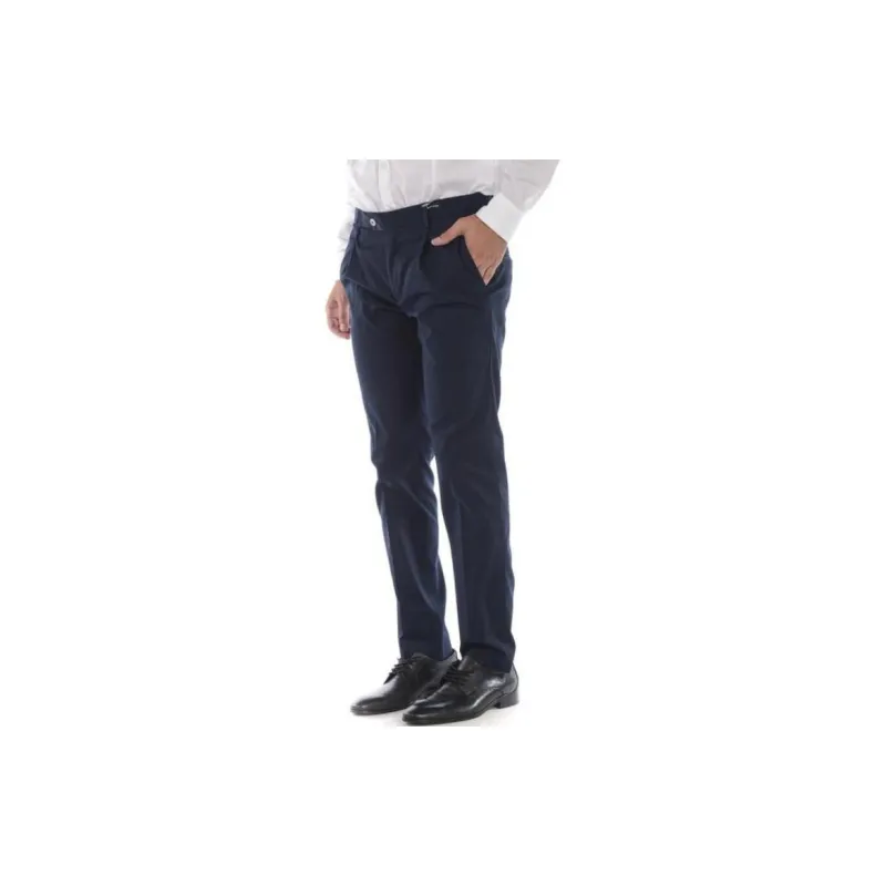 DANIELE ALESSANDRINI Casual Pants Men's Blue-2