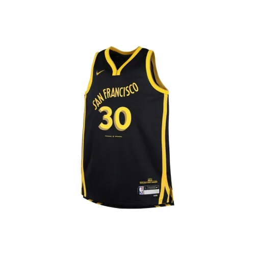 NBA Golden State Warriors Basketball Jerseys Men Black