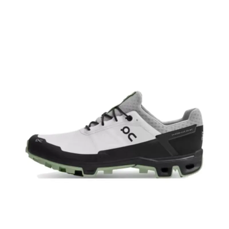 On Cloudventure Peak Cushioning, Wear Resistant Low Top Casual City Commute Running Shoes Men's White Cyan-5