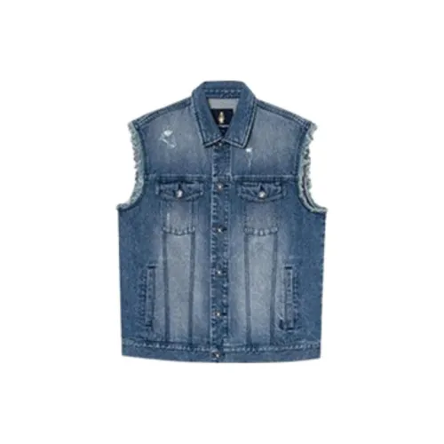 Hush Puppies Vest Men's Medium Blue