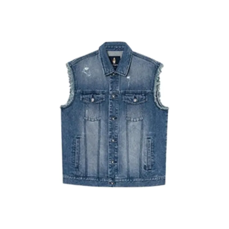 Hush Puppies Vest Men's Medium Blue-0