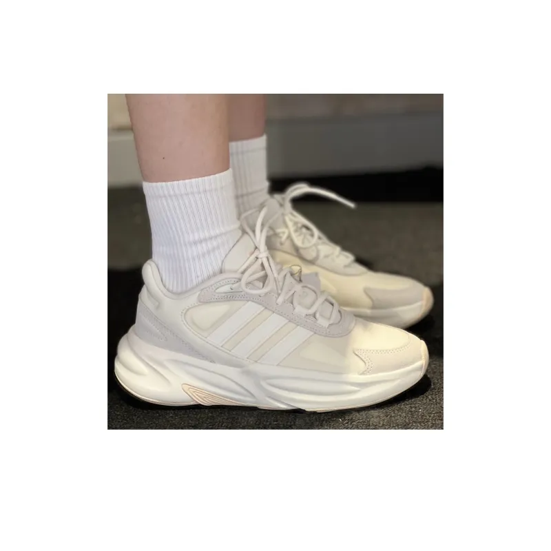 Adidas Anti-Slip Wear-Resistant Low-Top Running Shoes Women's Beige-7