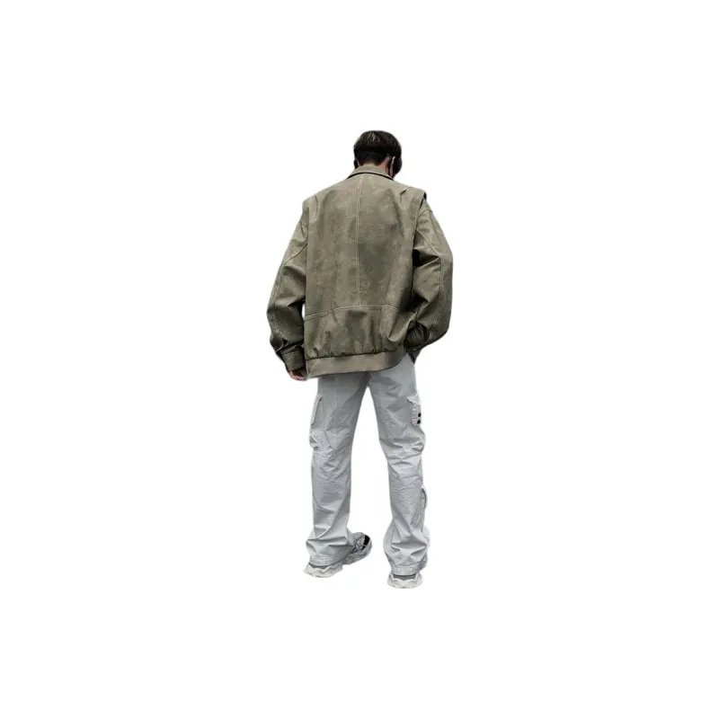FOR FEAR THAT Leather Jacket Unisex-14