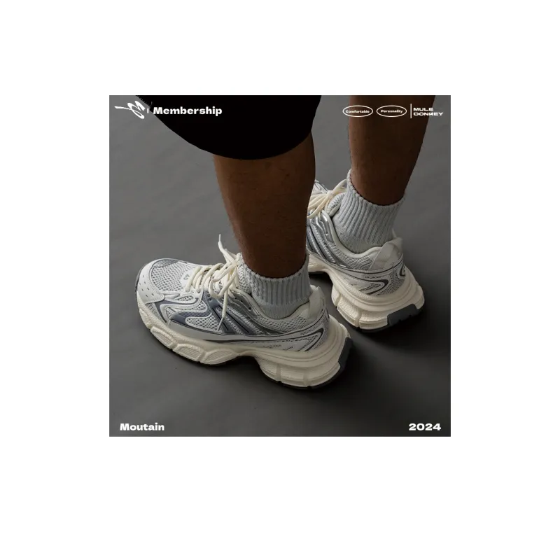 Mule Donkey Low-Top Chunky Sneakers Unisex-9