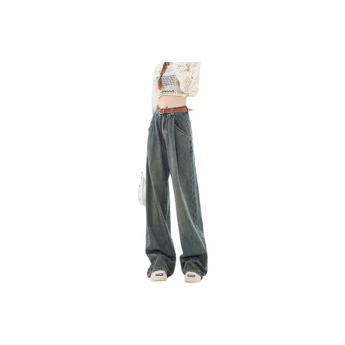 Weixi Jeans Women's Naha Beige Yellow