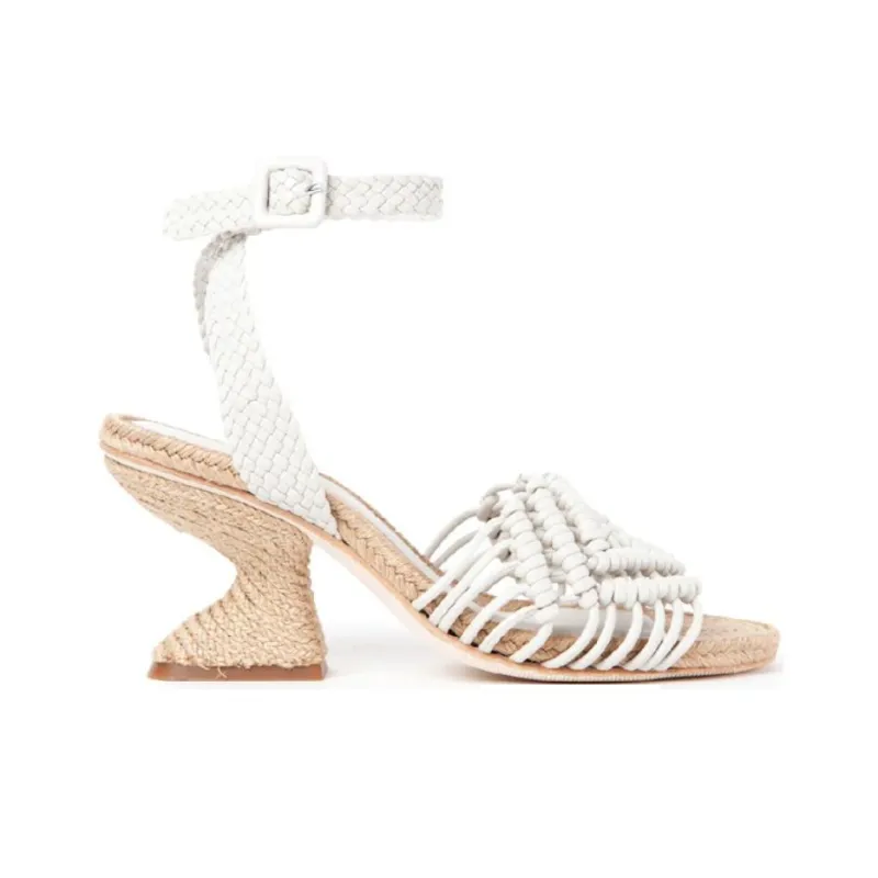 Paloma Barceló Minerva Strap Sandals 7.5cm Women's White-1