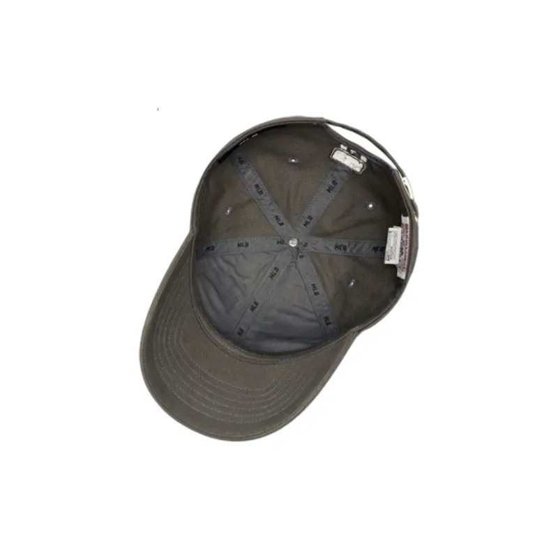 MLB Cotton Baseball Caps Unisex Charcoal Gray-4