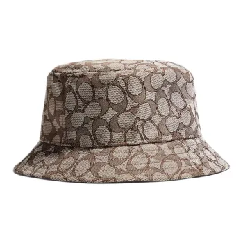 COACH Cotton Bucket Hats Men's Brown