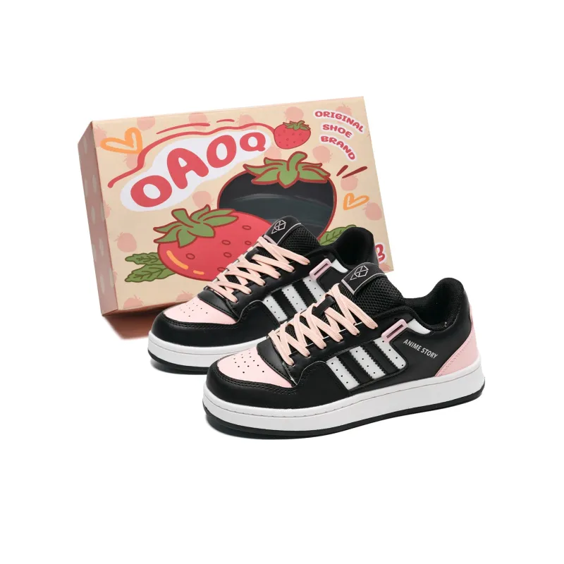OAOQ Wear-resistant And Lightweight Low-Top Skateboard Shoes Unisex Box-0