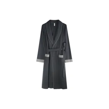 Xuan Liang Bath Robes Men's Dark Gray