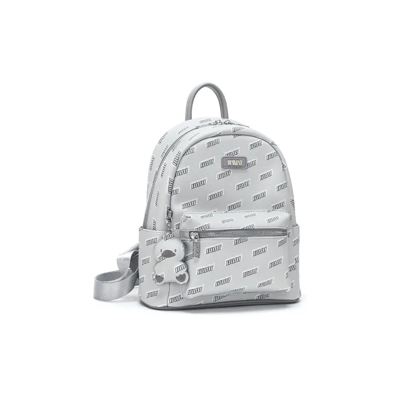 SEPTWOLVES PVC Polyvinyl Chloride Backpack Regular Women's Gray-1