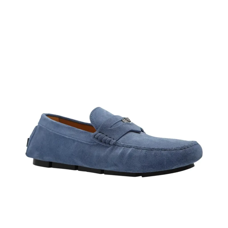 FANSIZHE Medusa Loafers Men's Blue-2