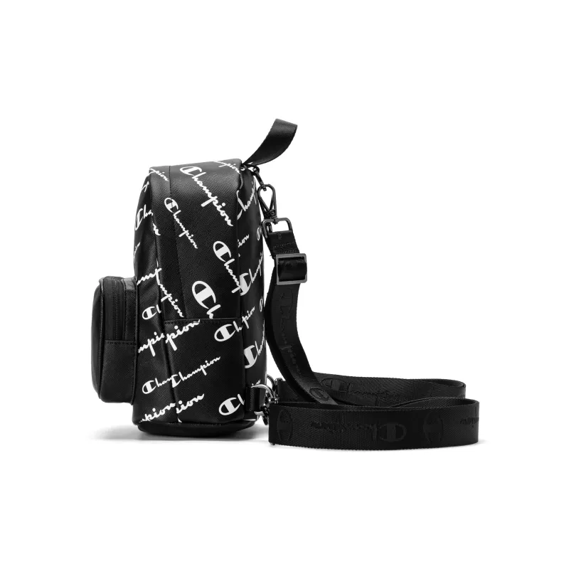 Champion Synthetic Leather, Textile Backpack Small Size Unisex Caesar Blue/Black-6