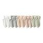2 White+2 Light Gray+2 Apricot+2 Pink+2 Light Green