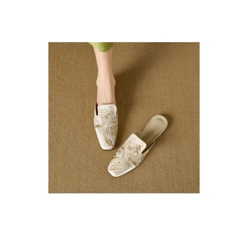 PWPJ Odor-Resistant Abrasion-Resistant Slip-Resistant Wrap-toe Slippers Women's-3