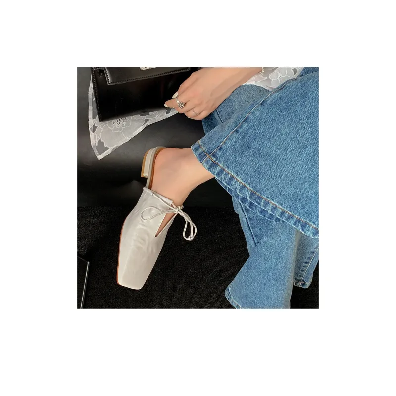 AIQINISHA TPR Sole Slip Resistant Wrap toe Slippers Women's-2
