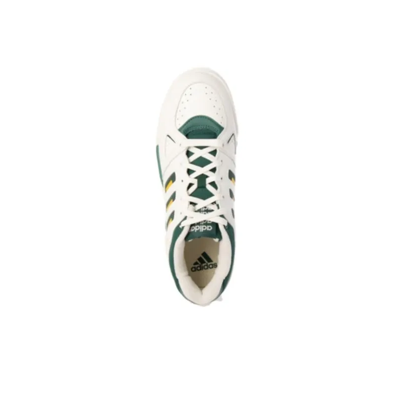 Midcity Adidas Low 'White Collegiate Green Yellow'-4