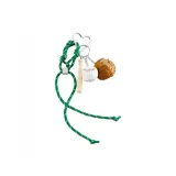 Green Cord-Baseball Pendant
