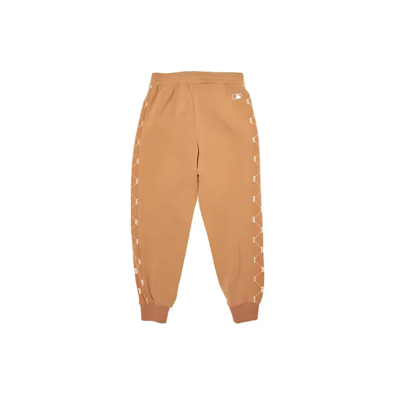 MLB Boston Red Sox Dia Monogram Casual Pants Unisex Camel-1