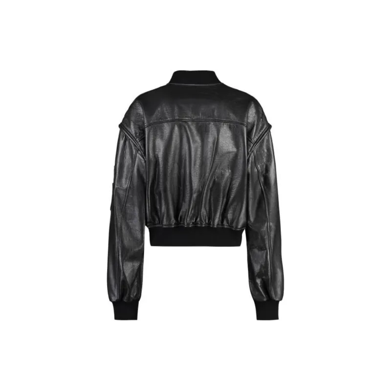 Halfboy Leather Bomber Jacket-1