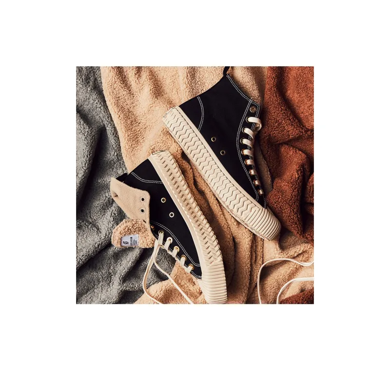 Excelsior Canvas Shoes Unisex High Top Classic Black-7