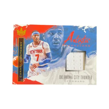 PANINI 2017 18 CarmeloAnthony Oil Painting Thunder Carmelo Anthony Melon 259/299 Jersey Card Pass Sports Cards 1 Pc