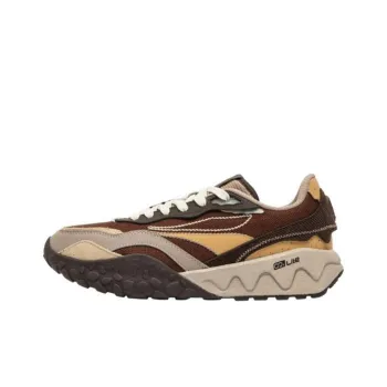 361° Crunchy Biscuit 2 Anti Slip Wear Resistant Low Top Chunky Sneakers Men's Brown
