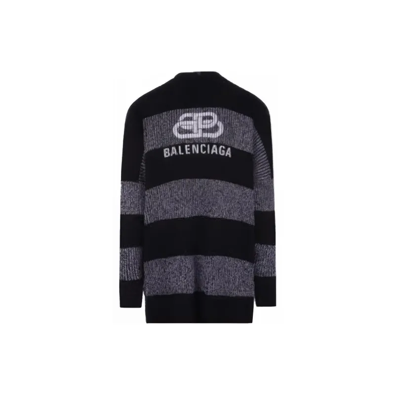 Balenciaga Knitwear Unisex Black Gray-1