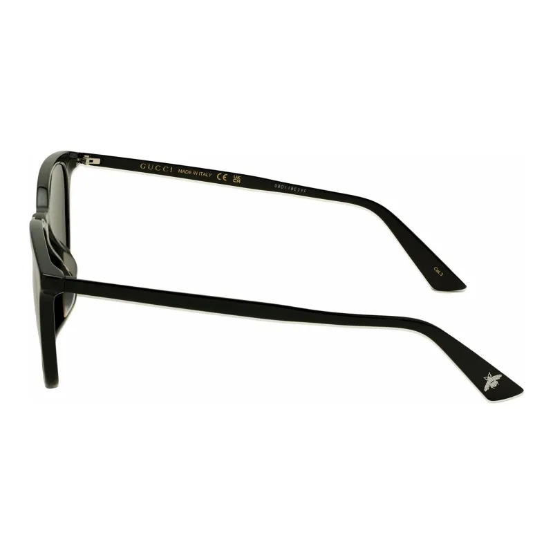 GUCCI Bee Series Black Frame Acetate Round Sunglasses-2