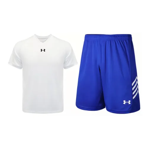 Under Armour Casual Sportswear Unisex White+Royal Blue