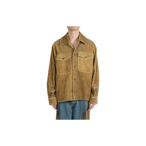 UMA WANG Jackets Men Tan