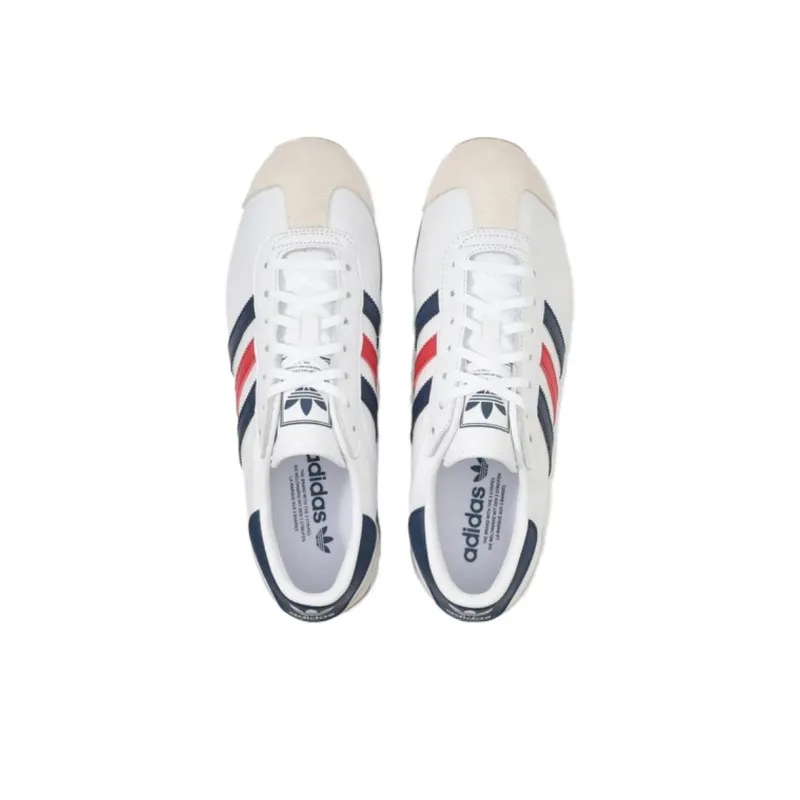 Adidas Originals Country 2 Slip Resistant Low Top Skateboard Shoes Unisex White-3