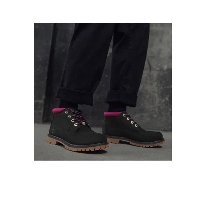 Timberland Nellie Chukka Waterproof Boot 'Black Pink' Women's-7