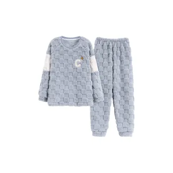 The Story Of The Flower Season Pajama Set Women's Steel Blue