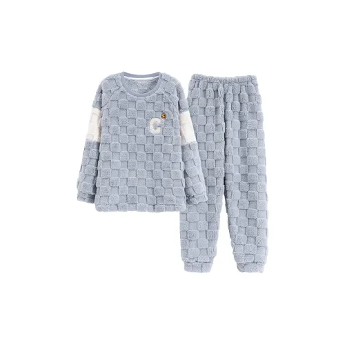 The Story Of The Flower Season Pajama Set Women's Steel Blue