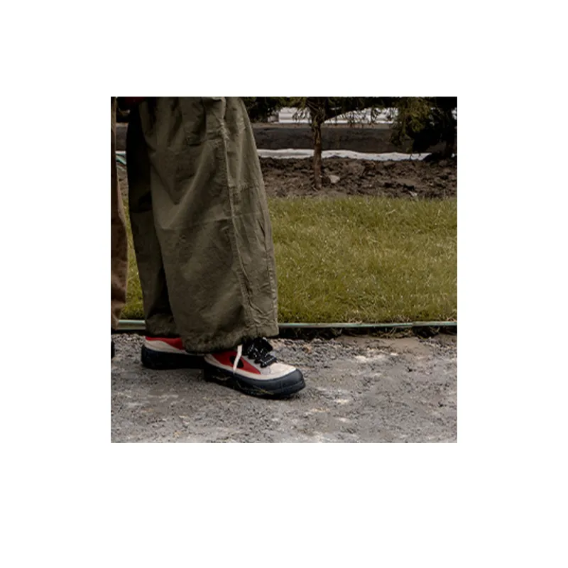 Mule Donkey Low Top Skateboard Shoes Unisex Red-2