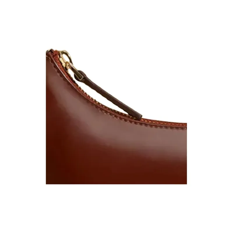 Manu Atelier Soft Calfskin Handbag, Shoulder Bag Women's Brown-3