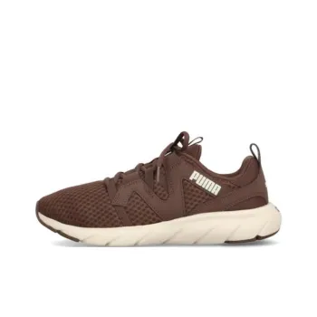 PUMA Softride Flex Vital Cushioning Abrasion Resistant Lightweight Low Top Casual Running Shoes Men's Chestnut Brown