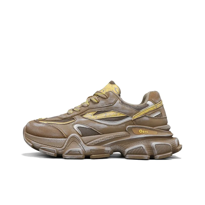 Grumpy Ram Slip Resistant Breathable Height Increasing Low Top Chunky Sneakers Men's-8