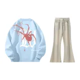 Set (Light Blue Sweatshirts+Yellow Mud Jeans)