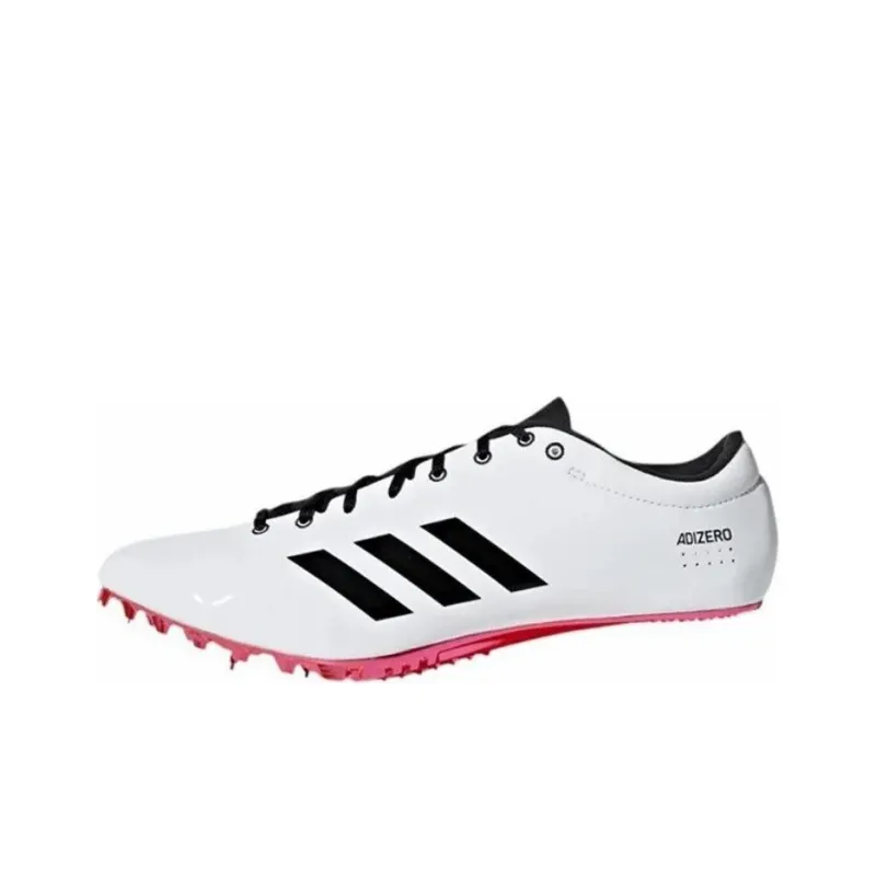 Adidas Adizero Prime Anti Slip Wear Resistant Low Top Running Shoes Men's White-0