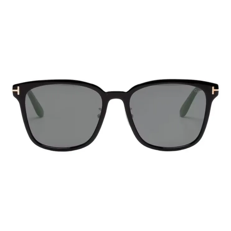 TOM FORD Acetate Rectangular Sunglasses Unisex Black-1