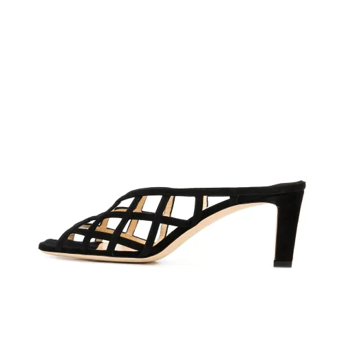Jimmy Choo Sai 65 Slide Slippers Women's Black