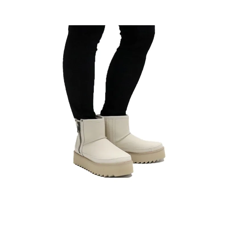 UGG F19 Classic Rebel Biker Mini Fleece Lined Pink Women's-6